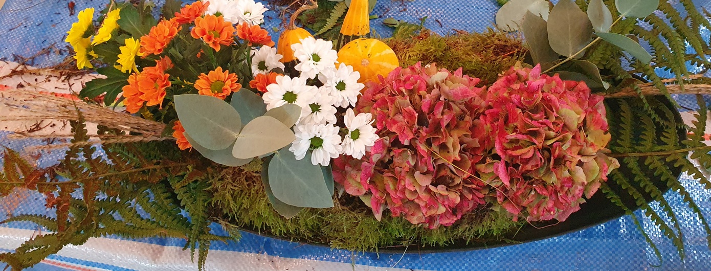 Donderdag 17 oktober geslaagde bloemschikavond