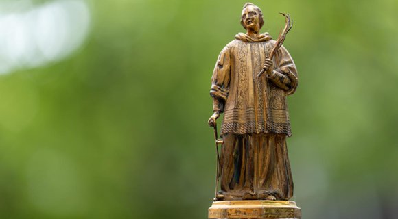 Laurentius beeld 17 juni in Langeraar