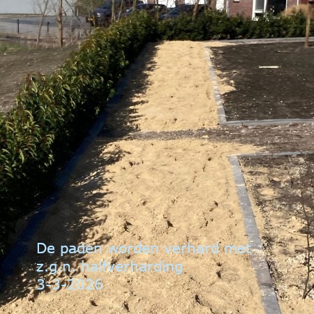 Aanbrengen halfverharding