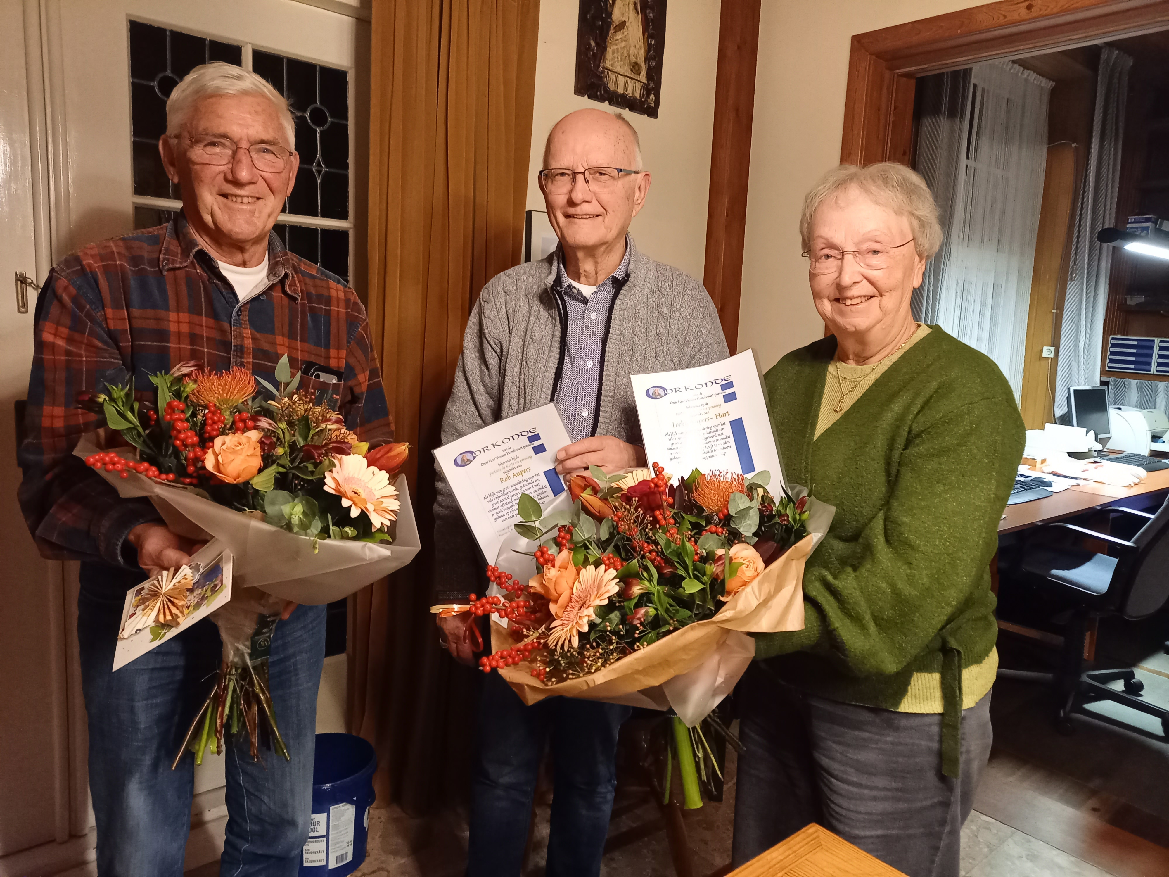 Afscheid Ton v/d Tier en Rob Aupers